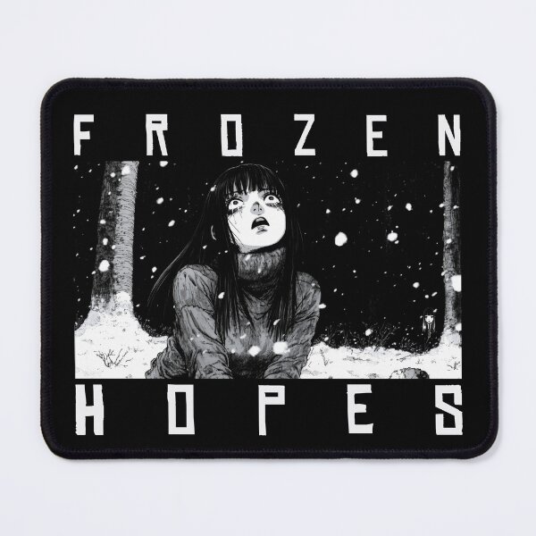 Item preview, Shattered Snowlight 2 – black and white christmas winter manga anime girl designed and sold by ForsakenFrames.