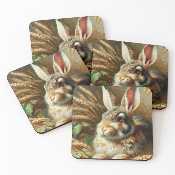 Item preview, "Whimsical Harvest Rabbit" designed and sold by mustardseed-410.