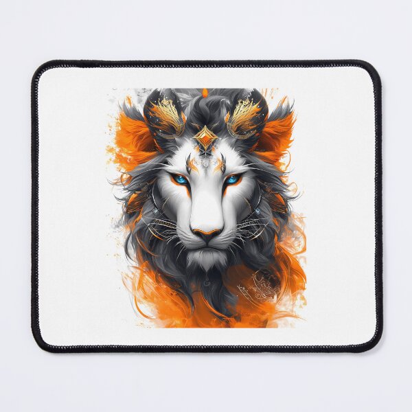 Item preview, Celestial Lyran Lion | Mystical Cosmic Guardian designed and sold by MystiqSlav.