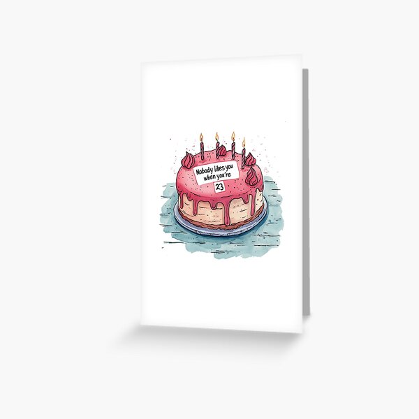 Item preview, 23rd Birthday Funny designed and sold by thegirlyshoppe.