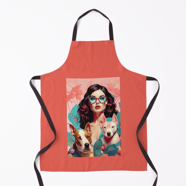 Item preview, Girl with a dog in a mysterious forest. designed and sold by Natalia-Vlad.