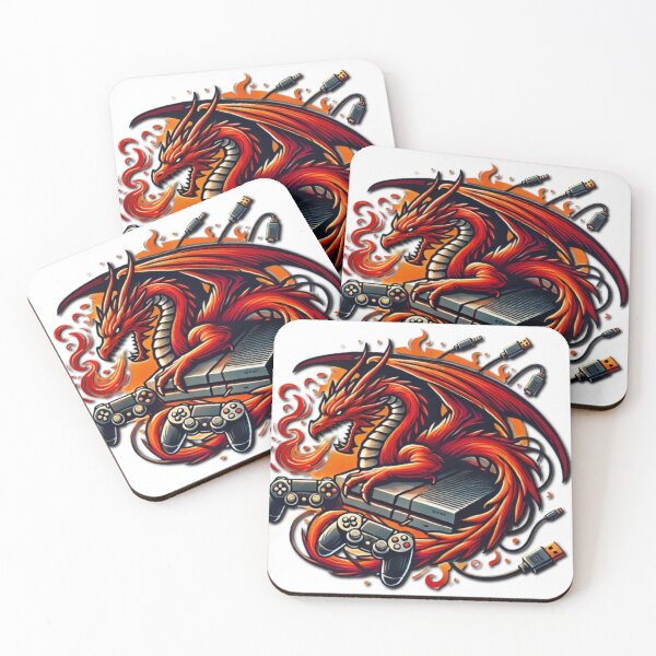 Item preview, Fire-Breathing Gamer: Dragon's Domain designed and sold by HopeLoom.