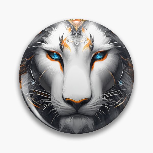 Item preview, Celestial Lyran Lion | Mystical Cosmic Guardian designed and sold by MystiqSlav.