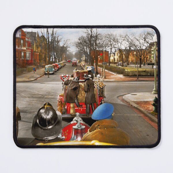 Item preview, Firefighter - Driving back to the station 1943 designed and sold by Mike Savad Photography.