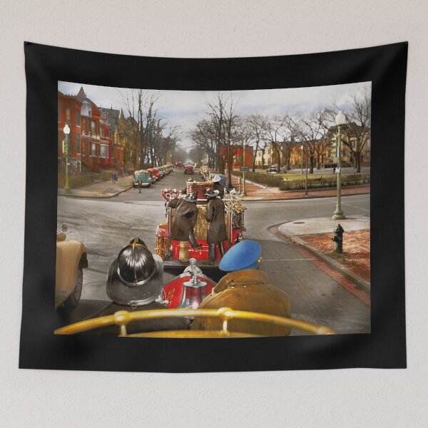 Item preview, Firefighter - Driving back to the station 1943 designed and sold by Mike Savad Photography.