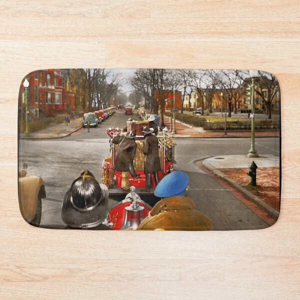 Item preview, Firefighter - Driving back to the station 1943 designed and sold by Mike Savad Photography.