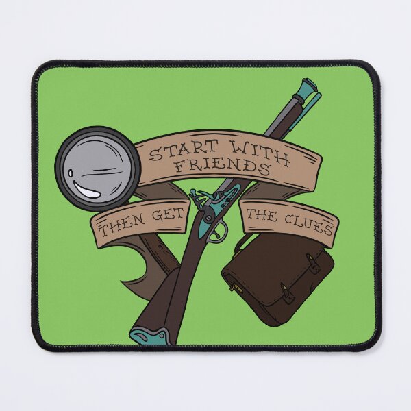 Item preview, Start With Friends, Then Get the Clues, Riz | Dimension 20 designed and sold by shiix.