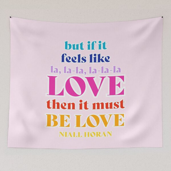 Item preview, Must Be Love Niall horan Lyric Card Design  designed and sold by spicystylesco.