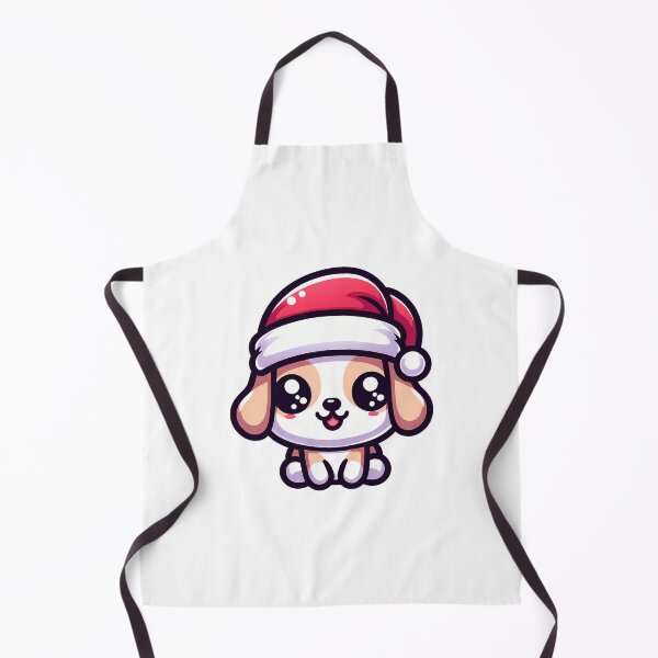 Item preview, KAWAII SANTA DOG designed and sold by KONFRANstyle.
