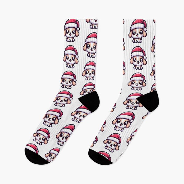 Item preview, KAWAII SANTA DOG designed and sold by KONFRANstyle.