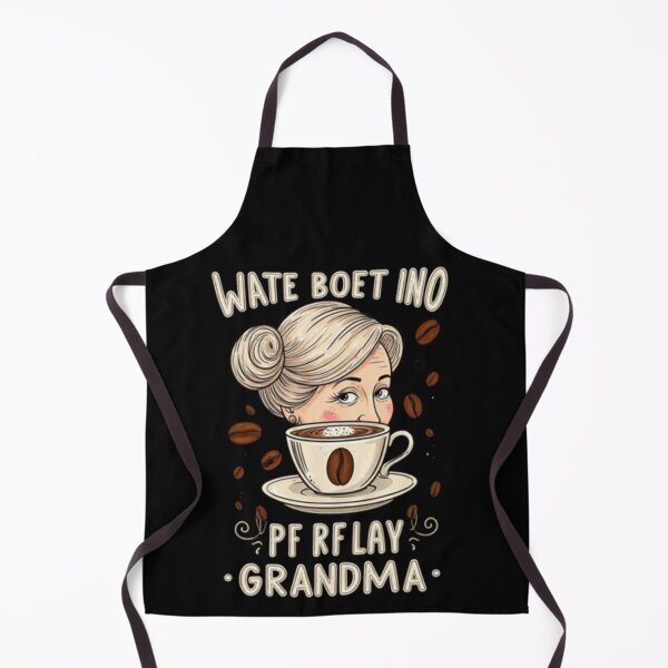 Item preview, WATE BOET INO  PF RF LAY  GRANDMA_Black designed and sold by oceanisea.