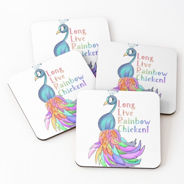 Item preview, Rainbow Chicken designed and sold by WackyWhimsy.