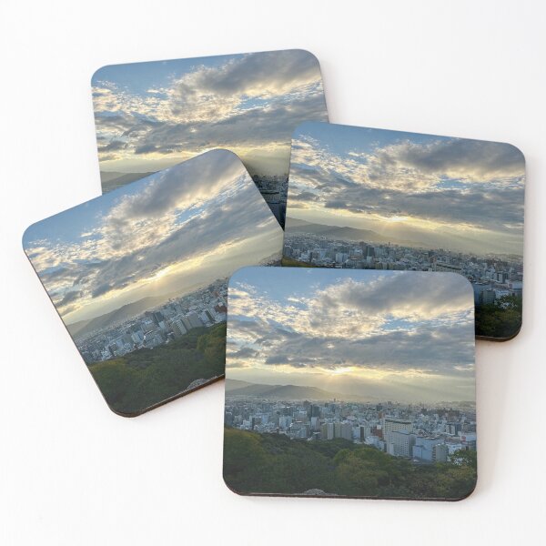 Item preview, Sunrise over Matsuyama City designed and sold by Japaholic.