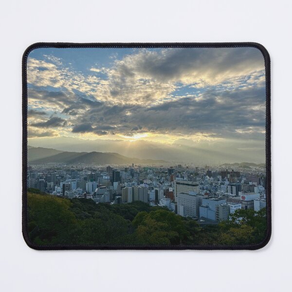 Item preview, Sunrise over Matsuyama City designed and sold by Japaholic.