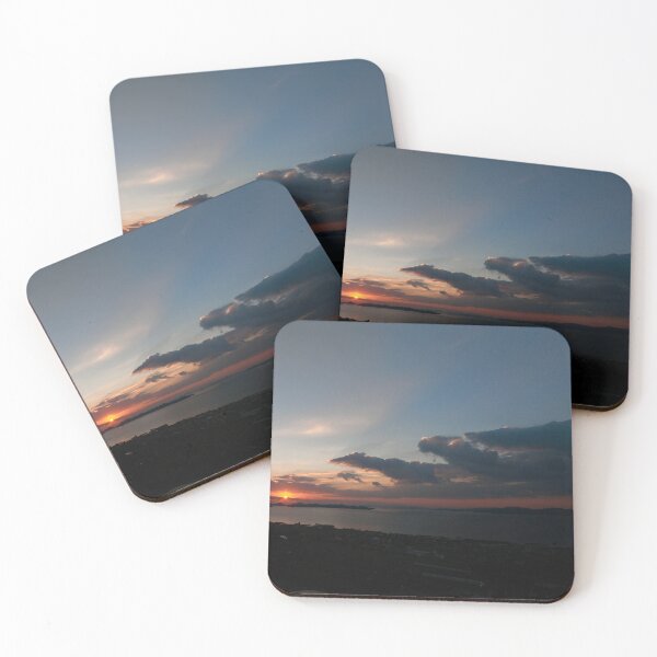Item preview, Moody sunset over the seto inland sea, ehime, Japan. designed and sold by Japaholic.
