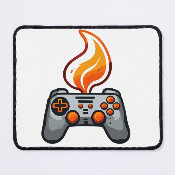 Item preview, flaming game controller designed and sold by Spectrum-DI.