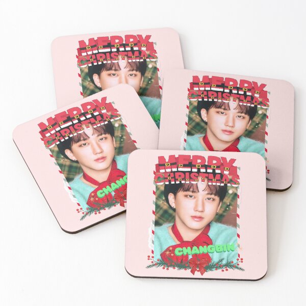 Item preview, Stray Kids Chang Bin Christmas Collage: Festive Kpop Cheer designed and sold by AJUNICE STUDIO.
