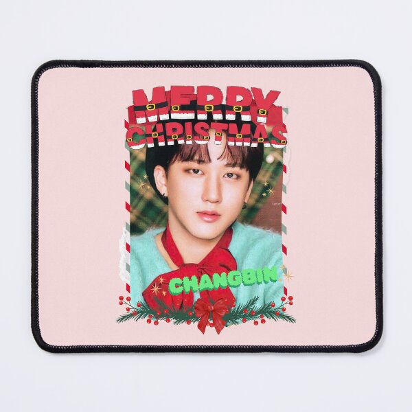 Item preview, Stray Kids Chang Bin Christmas Collage: Festive Kpop Cheer designed and sold by AJUNICE STUDIO.