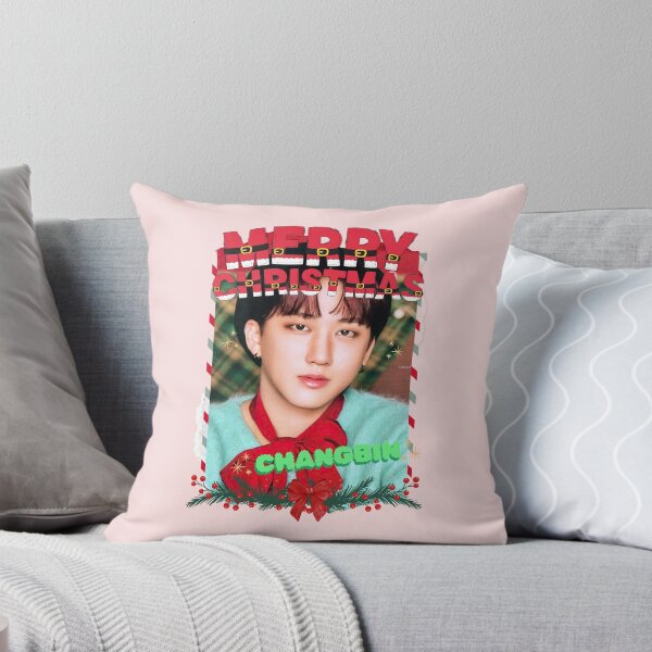 Item preview, Stray Kids Chang Bin Christmas Collage: Festive Kpop Cheer designed and sold by AJUNICE STUDIO.