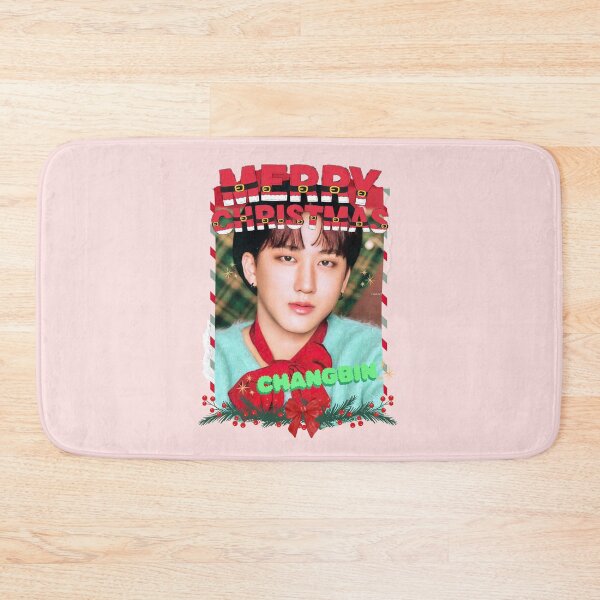 Item preview, Stray Kids Chang Bin Christmas Collage: Festive Kpop Cheer designed and sold by AJUNICE STUDIO.