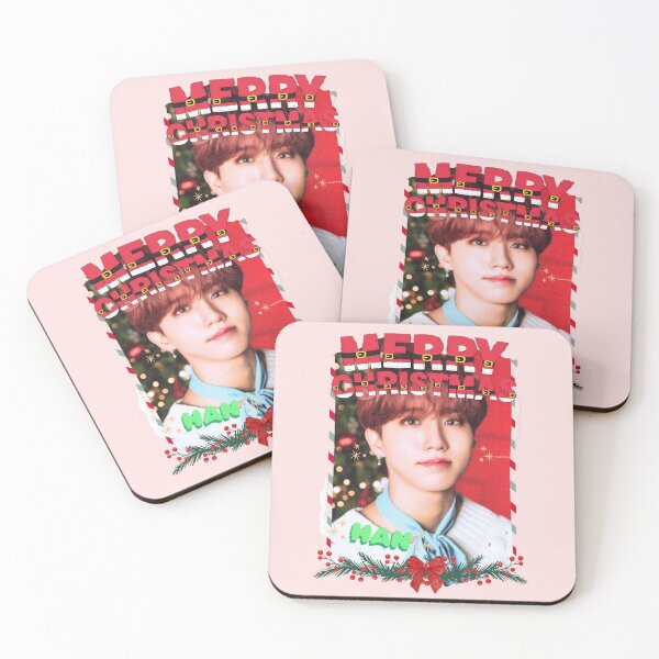 Item preview, Stray Kids Han Christmas Collage: Festive Kpop Cheer designed and sold by AJUNICE STUDIO.