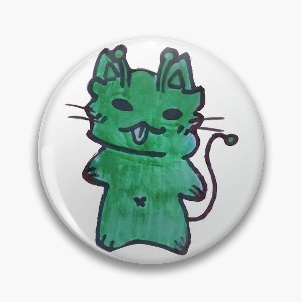 Artikelvorschau, Gleep Glorp Alien Cat Ich glaube an dich - Ausgeschnitten entworfen und verkauft von realzureeal.
