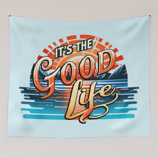Item preview, The Good Life, typography designed and sold by maxmaj.