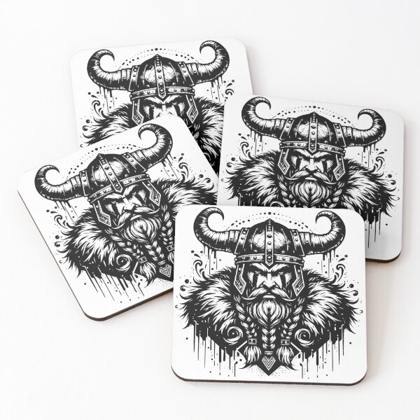 Item preview, Fierce Viking Warrior - Ink Style designed and sold by Belarte.shop.