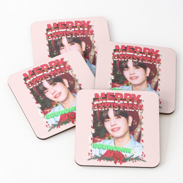 Item preview, Stray Kids Seungmin Christmas Collage: Festive Kpop Cheer designed and sold by AJUNICE STUDIO.