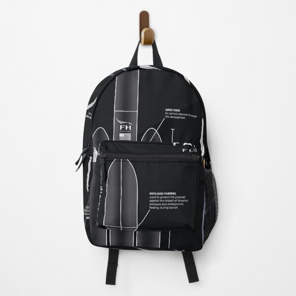 Item preview, Falcon Heavy Spacecraft Rocket Blueprint in High Resolution (all black) designed and sold by RyansWorkshop.