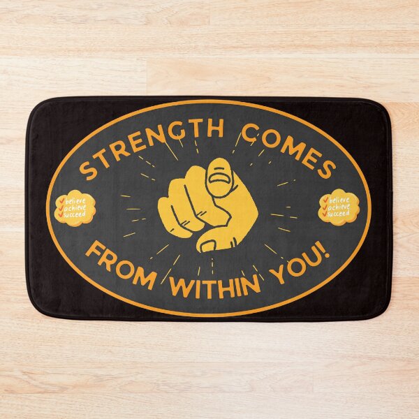 Item preview, Empowerment Sticker: Strength Comes From Within designed and sold by Shabby Script Archive | Digital Designer .