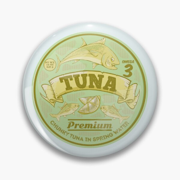 Item preview, Tuna fish can pop art designed and sold by piedaydesigns.