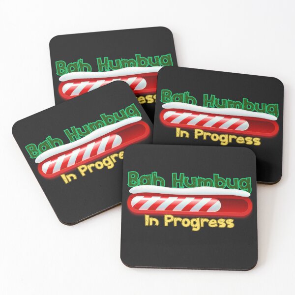 Item preview, Bah Humbug In Progress – Funny Holiday Mood Loading designed and sold by DominEdge.