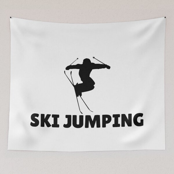 Item preview, SKI JUMPING (1) - BLACK designed and sold by ArtsyCity.