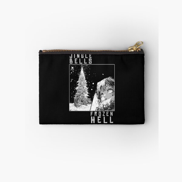Item preview, Jingle Bells and Frozen Hell – black and white christmas horror manga anime girl designed and sold by ForsakenFrames.