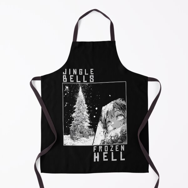 Item preview, Jingle Bells and Frozen Hell – black and white christmas horror manga anime girl designed and sold by ForsakenFrames.