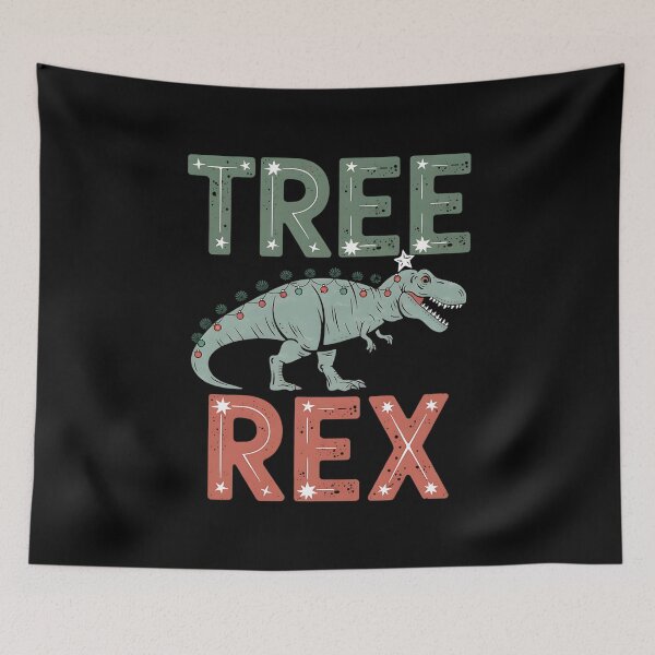 Item preview, Tree Rex Dinosaur Christmas Pun designed and sold by DomTeesHaven.