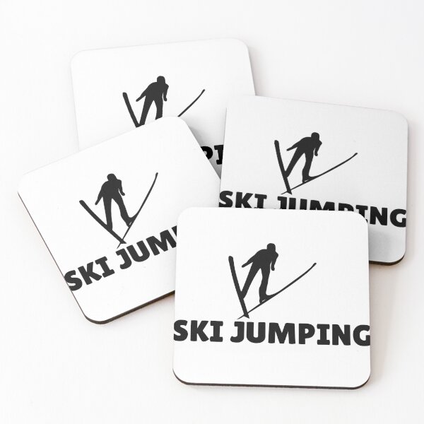 Item preview, SKI JUMPING (2) - BLACK designed and sold by ArtsyCity.