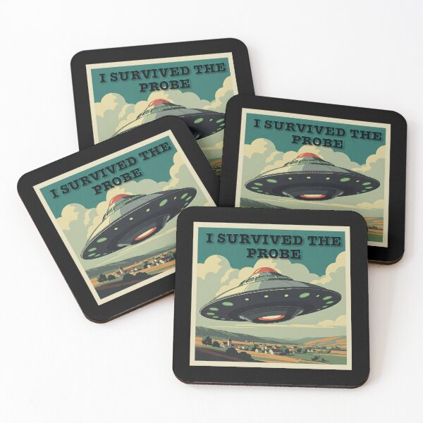 Item preview, I Survived The Probe - Alien Encounter  designed and sold by zombiemama.