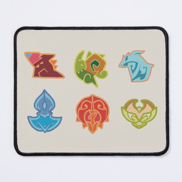 Item preview, genshin impact dragon emblems designed and sold by star-berry.