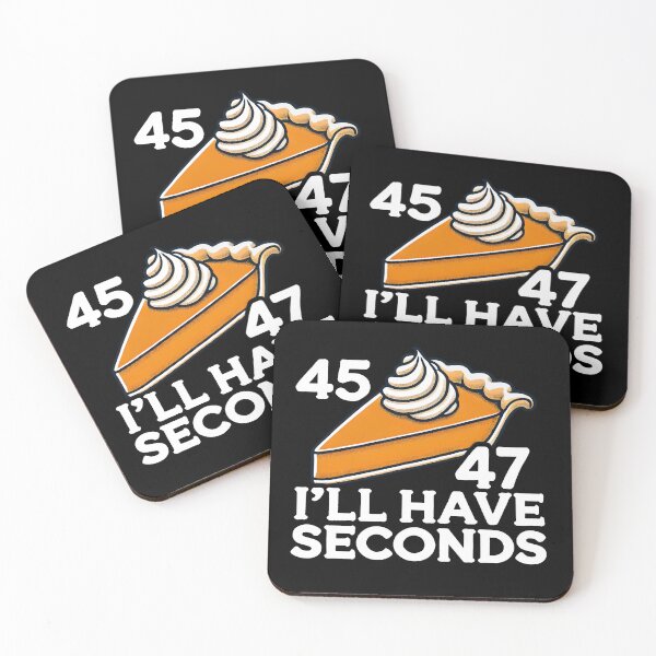 Item preview, Trump I'll Have Seconds 45 47 Pumpkin Pie Thanksgiving Fun  designed and sold by DrawHandArt.