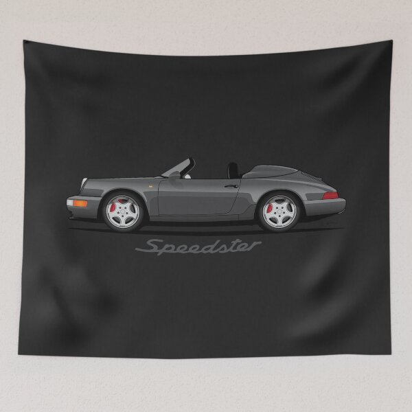 Item preview, Black Porsche 911 964 Speedster designed and sold by blackdogshop.