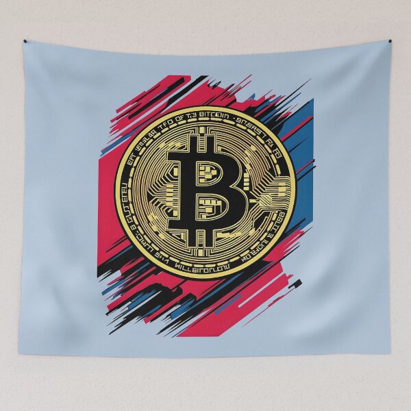 Item preview, Bitcoin Tshirt, Cryptocurrency Tee, Blockchain Shirt, Crypto Apparel, Unisex Heavy Cotton Top designed and sold by MindIsArt.