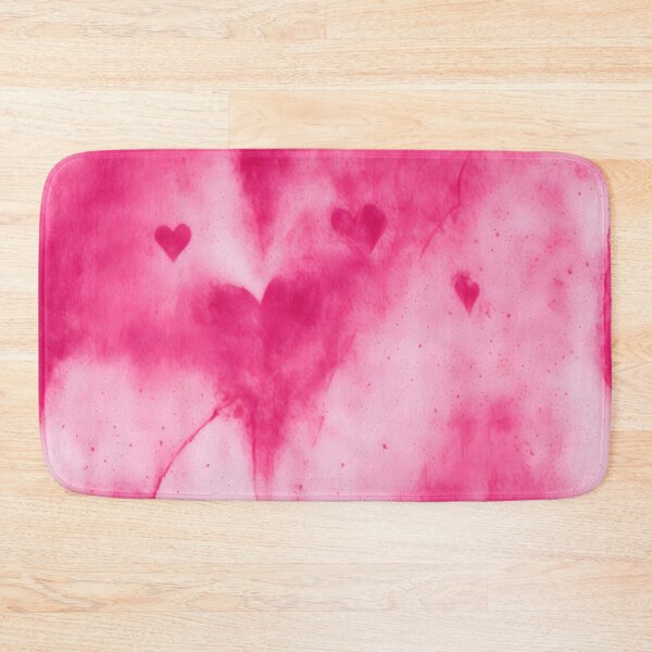 Item preview, #H108: Pink Paint Stamp Heart Passion Hearts Pattern designed and sold by FarStarL33.