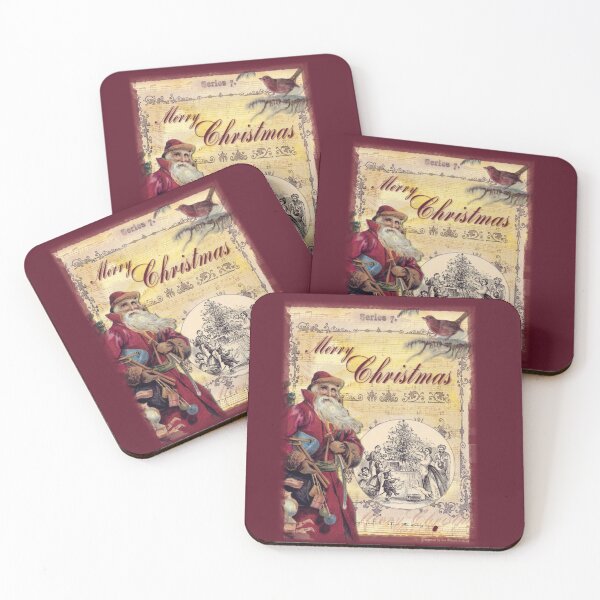 Item preview, Victorian Christmas Santa Greetings designed and sold by IvasCreations.