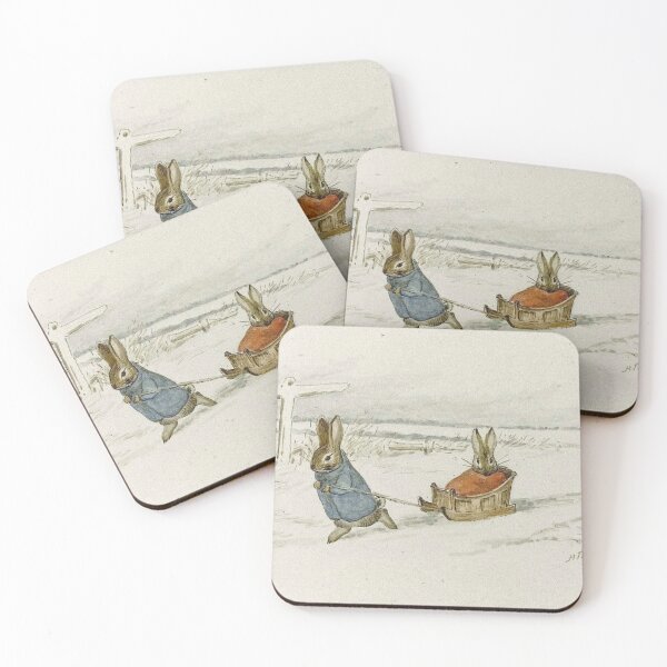 Item preview, Two Rabbits with a Sled  designed and sold by RickE.