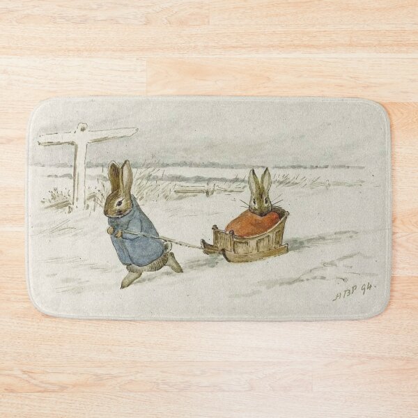 Item preview, Two Rabbits with a Sled  designed and sold by RickE.