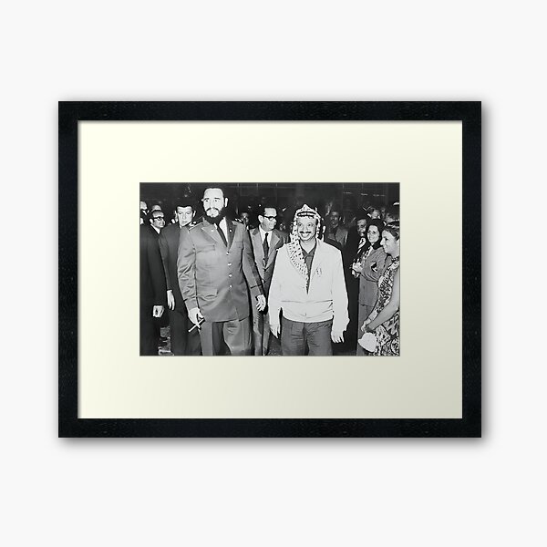 Castro and Arafat Framed Art Print