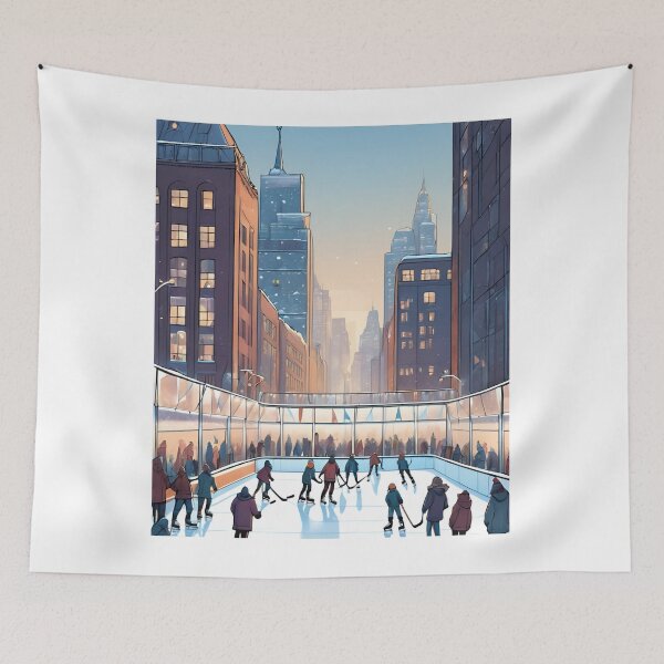 Item preview, Ice Skating Beautiful View Ice Rink designed and sold by xiaidex.
