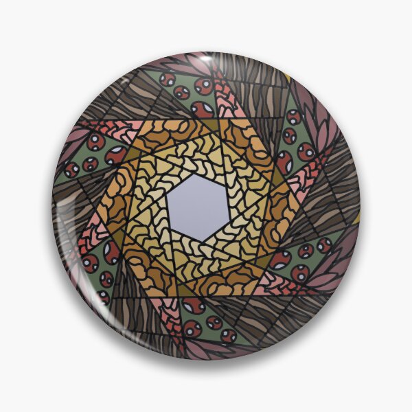Item preview, Dreary fall hexagon designed and sold by The Menagerie .